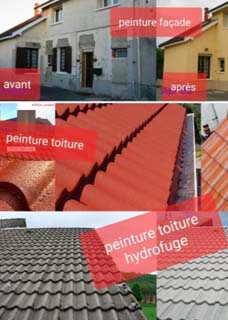 Travaux de toiture Façade du Nord